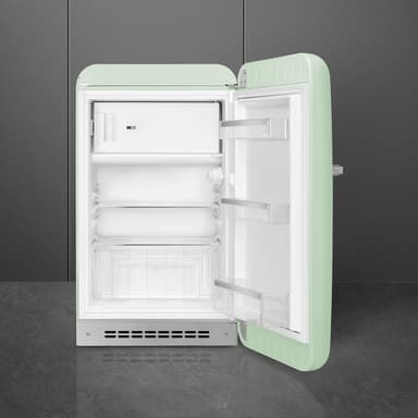 Smeg 50's style kjøleskap med fryser FAB10RPG6 (pastellgrønn)