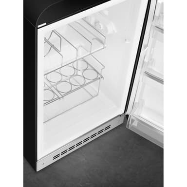 Smeg 50 s Style kjøleskap FAB10HRBL6 (sort)