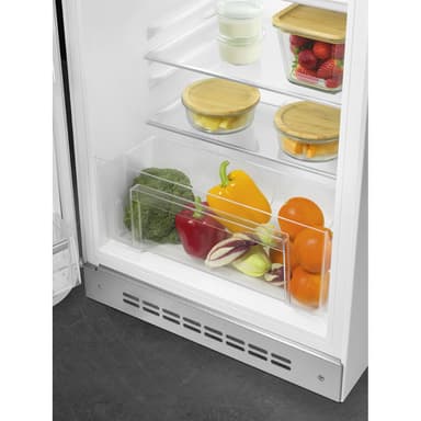 Smeg 50's style kjøleskap med fryser FAB10LWH6 (hvit)