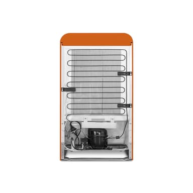 Smeg 50's style kjøleskap med fryser FAB10LOR6 (oransje)