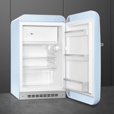 Smeg 50's style kjøleskap med fryser FAB10RPB6 (pastellblå)