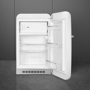 Smeg 50's style kjøleskap med fryser FAB10RWH6 (hvit)