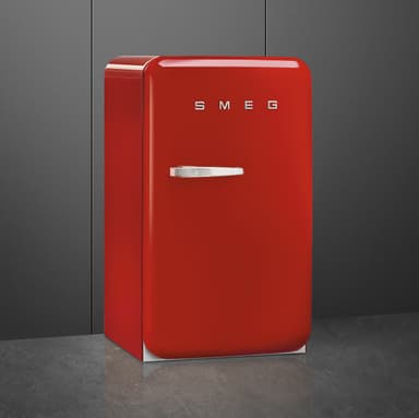 Smeg 50's style kjøleskap med fryser FAB10RRD6 (rød)