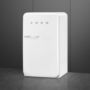 Smeg 50's style kjøleskap med fryser FAB10RWH6 (hvit)