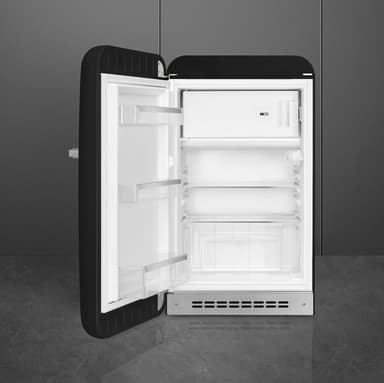 Smeg 50 s Style kjøleskap med fryser FAB10LBL6 (sort)