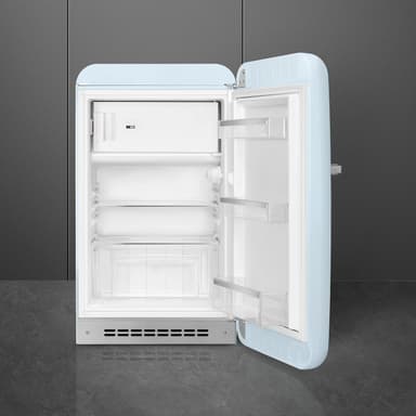Smeg 50's style kjøleskap med fryser FAB10RPB6 (pastellblå)