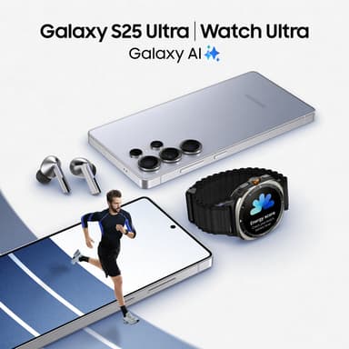 Samsung Galaxy S25 Ultra 5G smarttelefon 12/1TB (Titanium Silver)