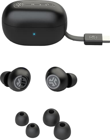 JLab Go Pop helt trådløse in-ear hodetelefoner (sort)