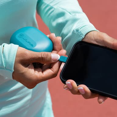 JLab JBuds Sport ANC 4 helt trådløse in-ear hodetelefoner (teal)