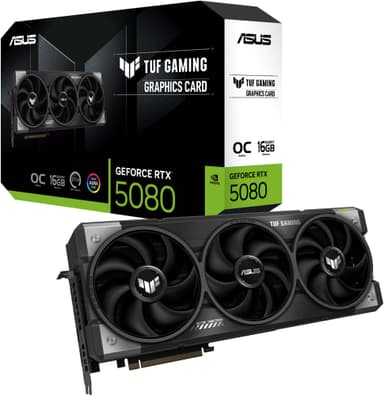 ASUS GeForce RTX 5080 ROG TUF Gaming 16GB OC grafikkort