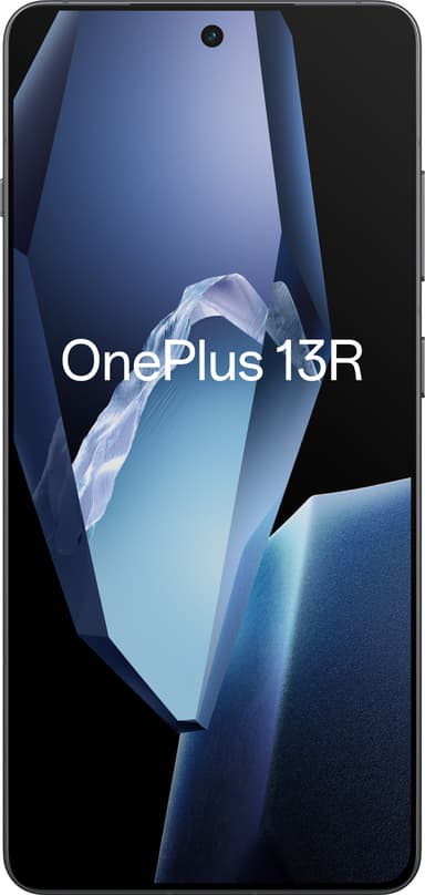 OnePlus 13R smarttelefon 5G 12/256 (sort)