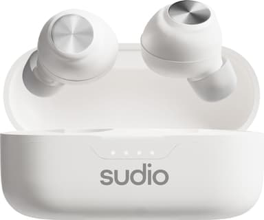 Sudio T3 trådløse in-ear hodetelefoner (hvit)