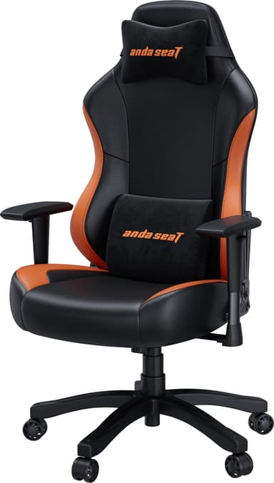 AndaSeat Luna gamingstol (sort og oransje)