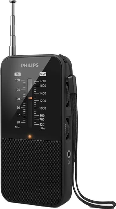 Philips R1509 bærbar analog radio