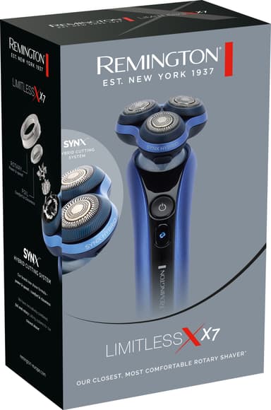Remington X7 Limitless X roterende barbermaskin XR1775 (blå)