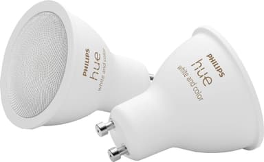 Philips Hue WAC lyspære 4,2 W GU10 (topakning)