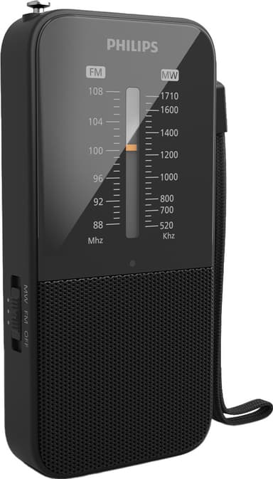 Philips R1509 bærbar analog radio