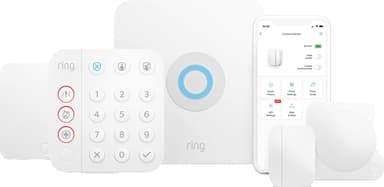 Ring Alarm Security sikkerhetssett i fem deler (2. gen.)