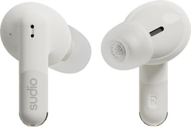 Sudio D1 helt trådløse in-ear ørepropper (hvit)