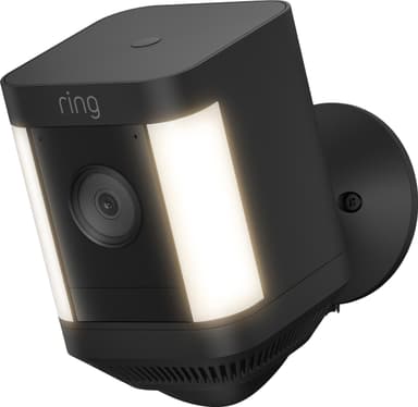 Ring Spotlight Cam Plus sikkerhetskamera (sort/plug-in)