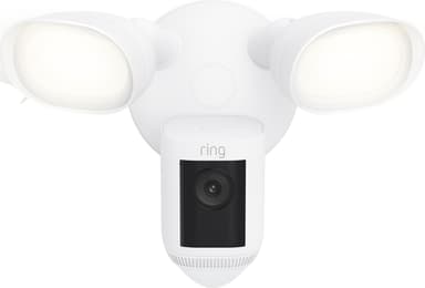 Ring Floodlight Cam Pro sikkerhetskamera (hvit)
