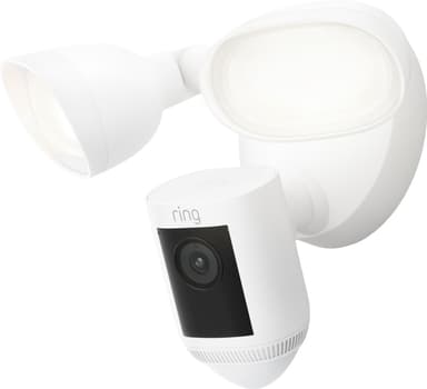 Ring Floodlight Cam Pro sikkerhetskamera (hvit)