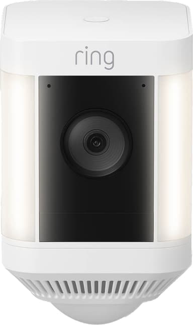 Ring Spotlight Cam Plus sikkerhetskamera (hvit/batteri)
