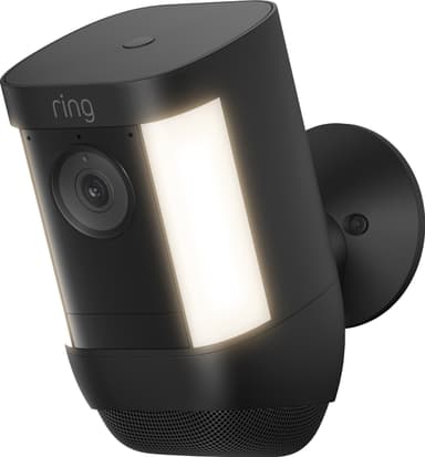 Ring Spotlight Cam Pro sikkerhetskamera (sort/batteri)