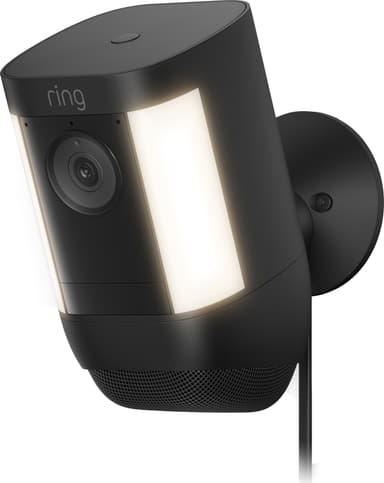 Ring Spotlight Cam Pro sikkerhetskamera (sort/plug-in)