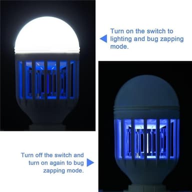 Cenocco 2i1 LED-lampa och myggdödare (CC-9061)