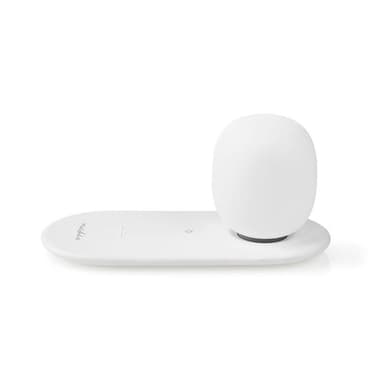 Nedis LED-lampe med trådløs lader | Dimmer - På produkt | Qi | 10 W | Med dimming | Varm Hvit | 3000 K