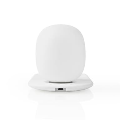 Nedis LED-lampe med trådløs lader | Dimmer - På produkt | Qi | 10 W | Med dimming | Varm Hvit | 3000 K