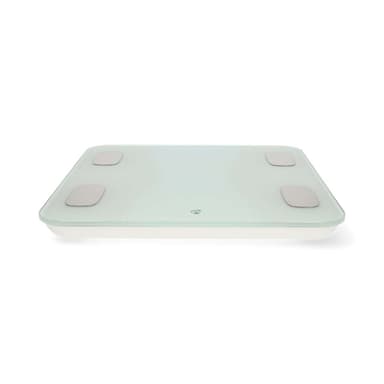 Nedis SmartLife Helse Scales | Bluetooth® | BMI / BMR / Bones / Fat / Muskler / Vann / Vekt | 12 | Maks. belastning: 180 kg | Android™ / IOS | ABS / Glass | Hvit