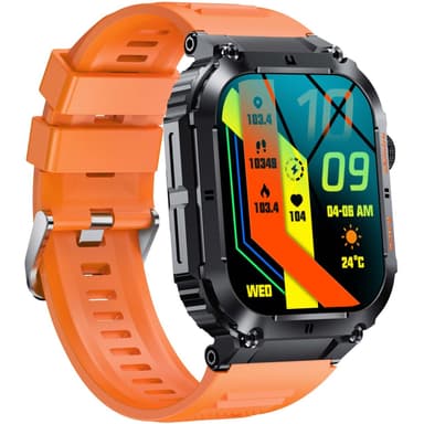 Denver SWC-191O Bluetooth SmartWatch med hjertefrekvens-, blodtrykks- og oksygenmåler og samtalefunksjon