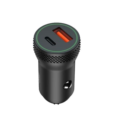 XO CC33 - Billader PD QC 3.0, 18 W, 1x USB, 1x USB-C, svart