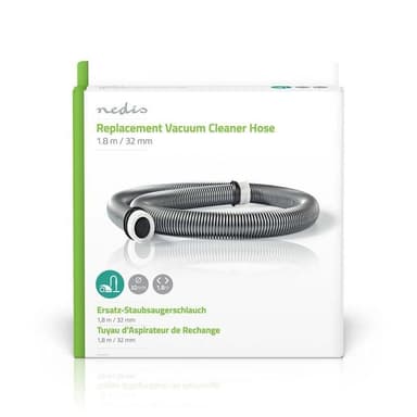 Nedis Støvsuger Hose | 32 mm | 1.80 m | Plast | Grå