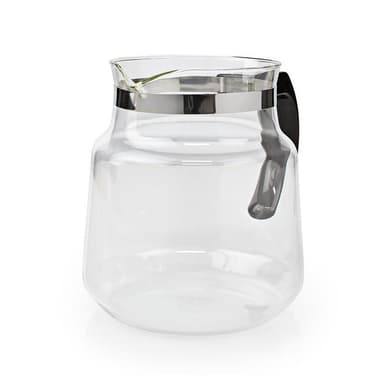 Nedis Glass Kaffe Jug | Kompatibel med: Moccamaster K / KB/ 1 0PL / Excellent 10S | 1.2 l | Sort
