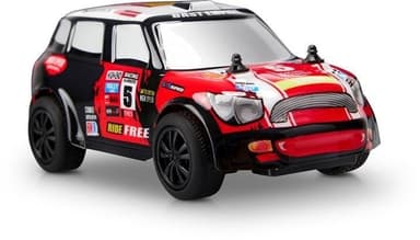 Radiostyrt rallybil i skala 1/28 - Mini Cooper