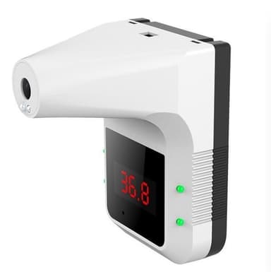 Veggmontert termometer med IR-teknologi, ideelt for kontorer