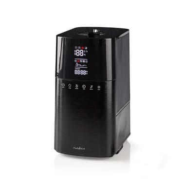 Nedis Luftfukter | 30 W | With Cool Mist | 6 l | Hygrometer | Timer | Egnet for plass opptil: 50 m² | Fjernkontroll | Sort