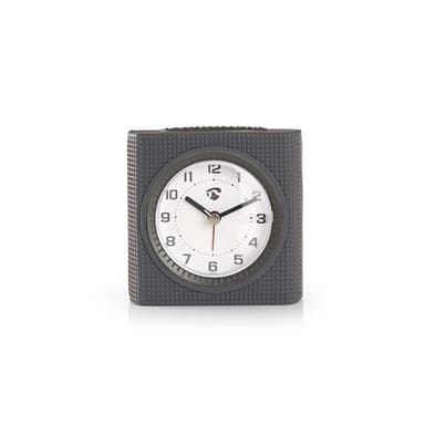 Nedis Analog Desk Alarm Clock | slumrefunksjon | Bakgrunnsbelysning | Grå / Hvit