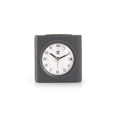 Nedis Analog Desk Alarm Clock | slumrefunksjon | Bakgrunnsbelysning | Grå / Hvit