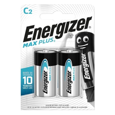 Energizer Alkalisk batteri C | 1.5 V DC | 2-Blister