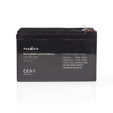 Nedis Oppladbart blybatteri | Lead-Acid | Oppladningsbar | 12 V | 12000 mAh