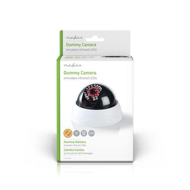 Nedis Dummy Security Camera | Kuppel | Batteri drevet | Innendørs | Hvit