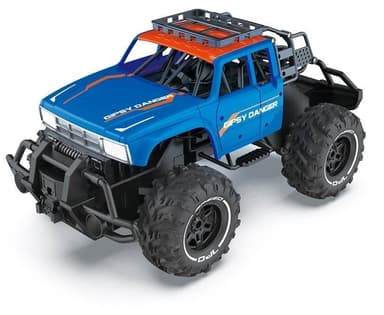 RC Big Foot Buggy 1:12, Blå/Rød
