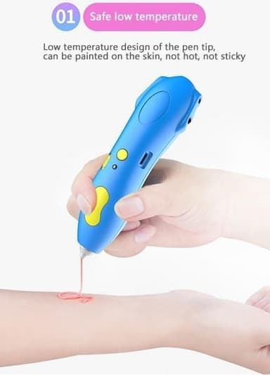 Startsett 3D-utskriftspenn, blå