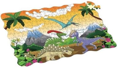 208 brikker puslespill, Dinosaurer, Velociraptor
