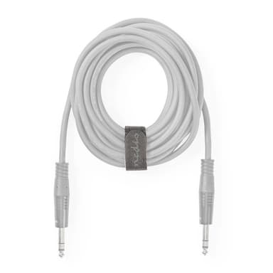 Nedis Hook og Loop Cable Binder | Plastpose | Grå | 10 stk