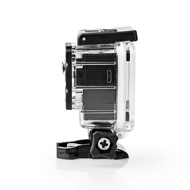 Nedis handling Cam | 1 Skjerm | 1080p@30fps | 12 MPixel | Vanntett opptil: 30.0 m | 90 min | Wi-Fi | App tilgjengelig for: Android™ / IOS | Montering inkludert | Sort